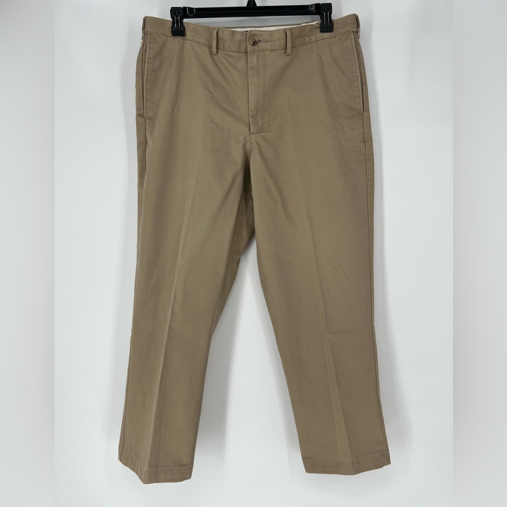 LANDS’ END TRADITIONAL FIT CHINOS, KHAKIS W/ELASTIC INSIDE‎ WAISTBAND